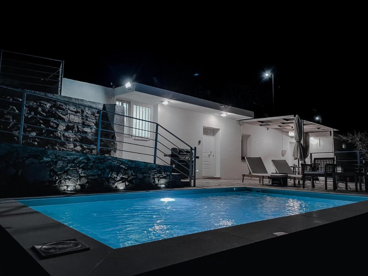 Villa Kampos View - Quiet House At The End Of The Road, Private Pool Kámbos Exterior foto